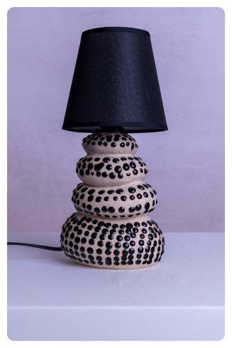 Ceramiczna lampa nocna